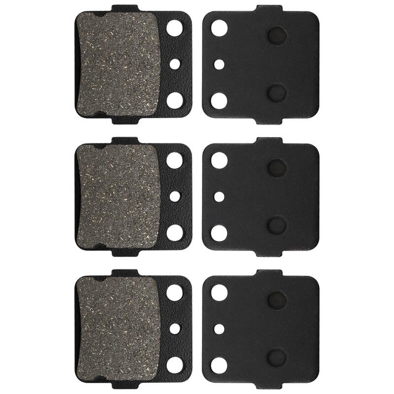 ZICOO Brake Pads Front & Rear for Honda 400EX TRX 400 EX Sportrax 400 2001-2008, TRX 400EX Fourtrax 1999-2000, TRX400X TRX 400X 2009-2014, 300ex TRX300EX Fourtrax 300 1993-2008, TRX250X 1987-1992 - Image 2